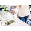 Elanze Designs 20 oz Stainless Steel On the Go Insulated Travel Tumbler With Push Top Lid, I Heart Pickleball White - 4 of 4