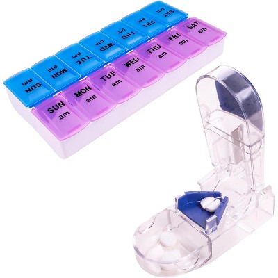 Apex Detach N Go 7-Day Plus Cutter Pill Organizer