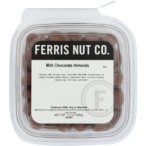 Ferris Nut Co Almonds Milk Chocolate - Case of 12 - 12 OZ - 1 of 1