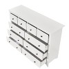 Sapphtopaz Modern Dresser with 10 Drawers Closet Organizers and Storage with Round Metal Handles Home Storage Cabinet for Bedroom, Entryway - 3 of 4