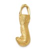 Black Bow Jewelry 14k Yellow Gold Large 3D Boxing Glove Pendant - 2 of 4