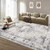 Acekool 8x10 Washable Vintage Area Rug, Non-Slip Oriental Medallion Floral Carpet, Non-Shedding Traditional Rug for Living Room, Bedroom - 4 of 4