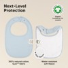 KeaBabies 8pk Organic Quin Baby Bibs for Drooling and Teething, Cotton Drool Bibs, Newborn Baby Boys, Baby Girls Bibs - 3 of 4