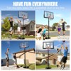 SUGIFT 44 Inch Basketball Hoop Portable Adjustable 10ft Kids Youth Basketball System with Wheels Stable Base for Indoor Outdoor - 4 of 4