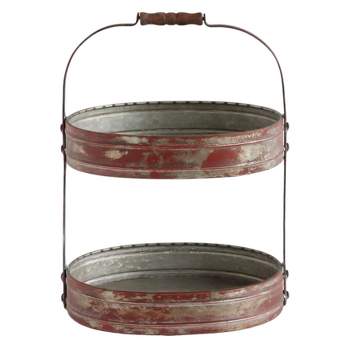 Two Tier Serving Tray - Storied Home