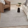 Nourison Gemma Abstract Curve Indoor Area Rug Grey 7'10" x 9'10" - 2 of 4