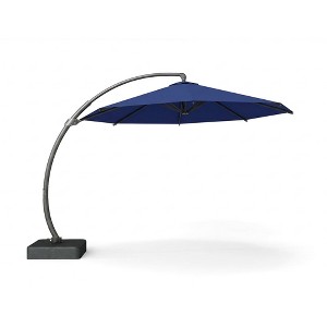 11ft Cantilever Patio Umbrella, Offset Hanging Outdoor Umbrella, UV  Protected Curved Crank Umbrella for Garden Backyard, Navy Blue : Target