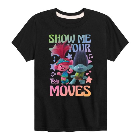 Boys Trolls Poppy And Branch Show Me Your Moves Short Sleeve Graphic T shirt Target