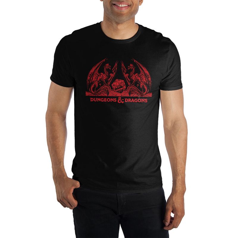 Mens Dungeons and Dragons Shirt DAD Mens Graphic Tee, 1 of 2