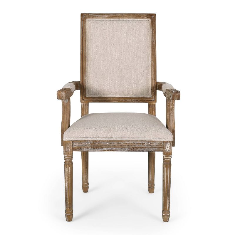 Set of 4 Maria French Country Wood Upholstered Dining Chairs - Christopher Knight Home, 4 of 13