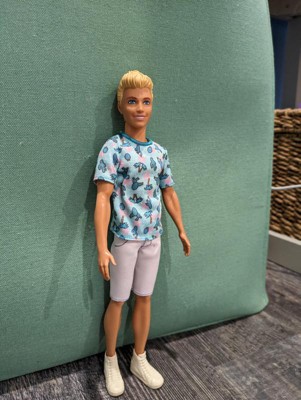 Barbie Ken Fashionistas Doll #211 With Blond Hair And Cactus Tee : Target