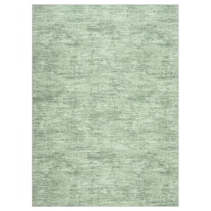 Washable Modern Solid Living Room Rugs, Abstract Indoor Contemporary Floor Carpet for Bedroom Dining Room - 1 of 4