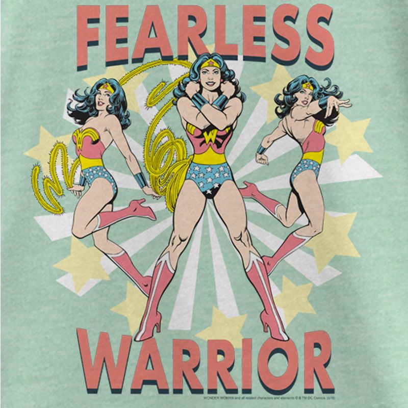 Girl's Wonder Woman Fearless Warrior T-Shirt, 2 of 5