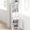 68.3-Inch Tall Storage Cabinet with 3 Drawers, Adjustable Shelf & Enclosed Cabinet – Freestanding Organizer - 3 of 4