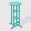 WestinTrends Malibu 42" All Weather HDPE Outdoor Patio Bar Height Bistro Table - Round - 4 of 4