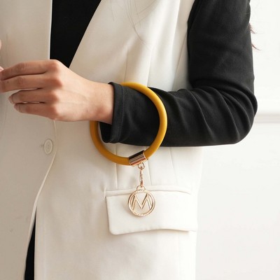 MKF Collection Satchel Bag with Adjustable Strap and Keyring, Valeria | MKF Collection by Mia K - Light Blue — фото 4