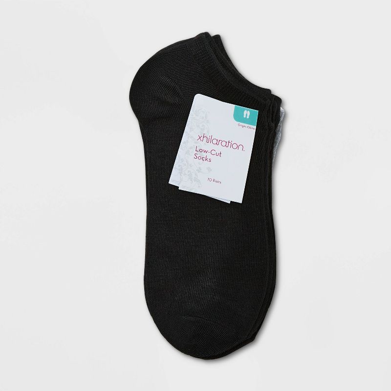 Women's 10pk Low Cut Socks - Xhilaration™ 4-10, 2 of 3