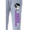 Universal Monsters Womens' The Bride of Frankenstein Jogger Pajama Pants Grey - 2 of 4