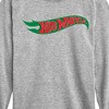 Boys' - Hot Wheels - Red and Green Christmas Lights Logo Long Sleeve Graphic T-Shirt - 2 of 4