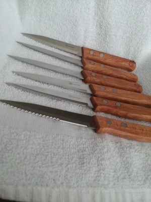 6pc Rosewood Steak Knives Set - Outset : Target