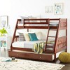 Donco Kids Austin Mission Twin Over Full Cappuccino Bunkbed with Twin Trundle - 2 of 4
