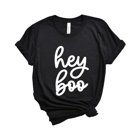 Simply Sage Market Women's Hey Boo Cursive Short Sleeve Graphic Tee - image 1 of 4