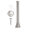 Unique Bargains Spring Steel Thickened Rubber Head Anti-Rust Plating Flexible Door Stop 12 Pcs - 4 of 4