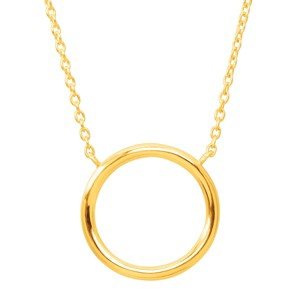 Silpada 'Karma' Open Circle Necklace in Sterling Silver, 18" + 2" - 1 of 4