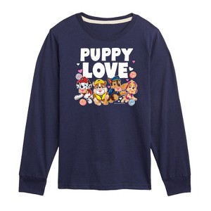 Boys' - Paw Patrol - Puppy Luv Long Sleeve Graphic T-Shirt - 1 of 4