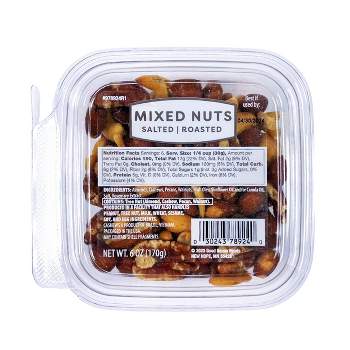 Roasted Salted Mixed Nuts - 6oz