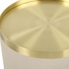 Uttermost Circuit Brass & White Accent Table - 3 of 4