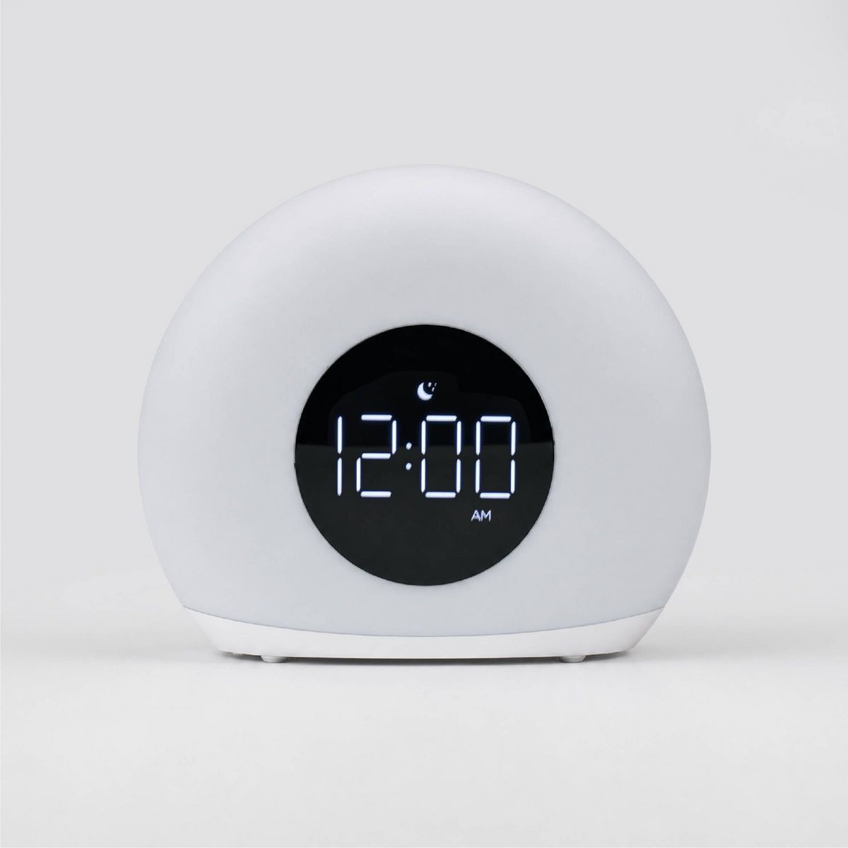 Capello Moon Glow alarm clock with illuminated color-changing wake-up light