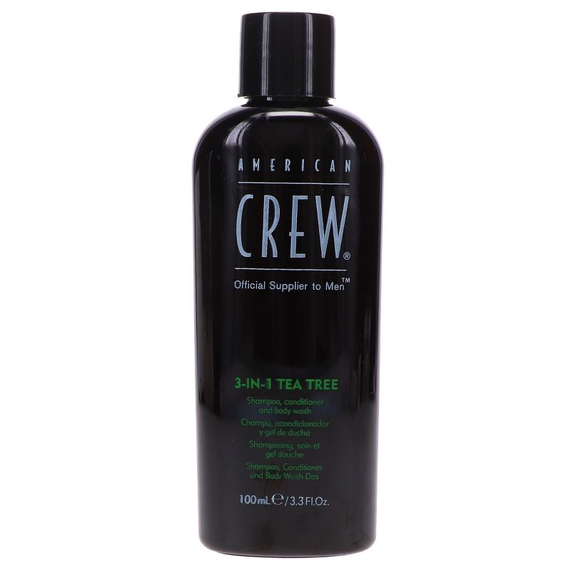 American Crew 3-in-1 Tea Tree Shampoo Conditioner Body Wash 3.3 oz, 1 of 9