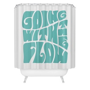 Deny Designs Phirst 'Going with the Flow' Shower Curtain - 1 of 3