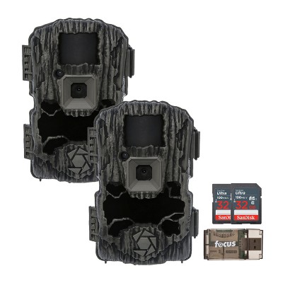 Stealth Cam GMAX32 Trail Camera Bundle (2-Pack) 32MP 1080p Infrared LED Bundle