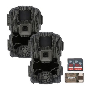 Stealth Cam GMAX32 Trail Camera Bundle (2-Pack) 32MP 1080p Infrared LED Bundle - 1 of 4