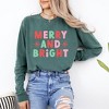 Simply Sage Market Women's Retro Merry and Bright Stars Long Sleeve Garment Dyed Tee - 2 of 4