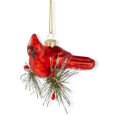 tag Vintage Cardinal Ornament