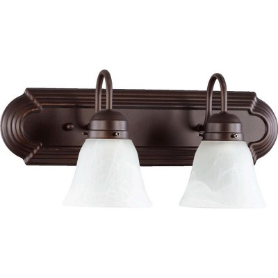 Quorum Lighting 2 - Light Vanity in  Oiled Bronze
