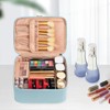 Generic Large Makeup Bag, Double Layer Makeup Bag, Vertical Storage Cosmetic Case - 2 of 4