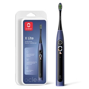 Oclean X Lite sonic electric toothbrush, LCD display screen gets instant feedback, up to 80,000 movements/min maglev motor, gum-friendly bristles, 5 - 1 of 4