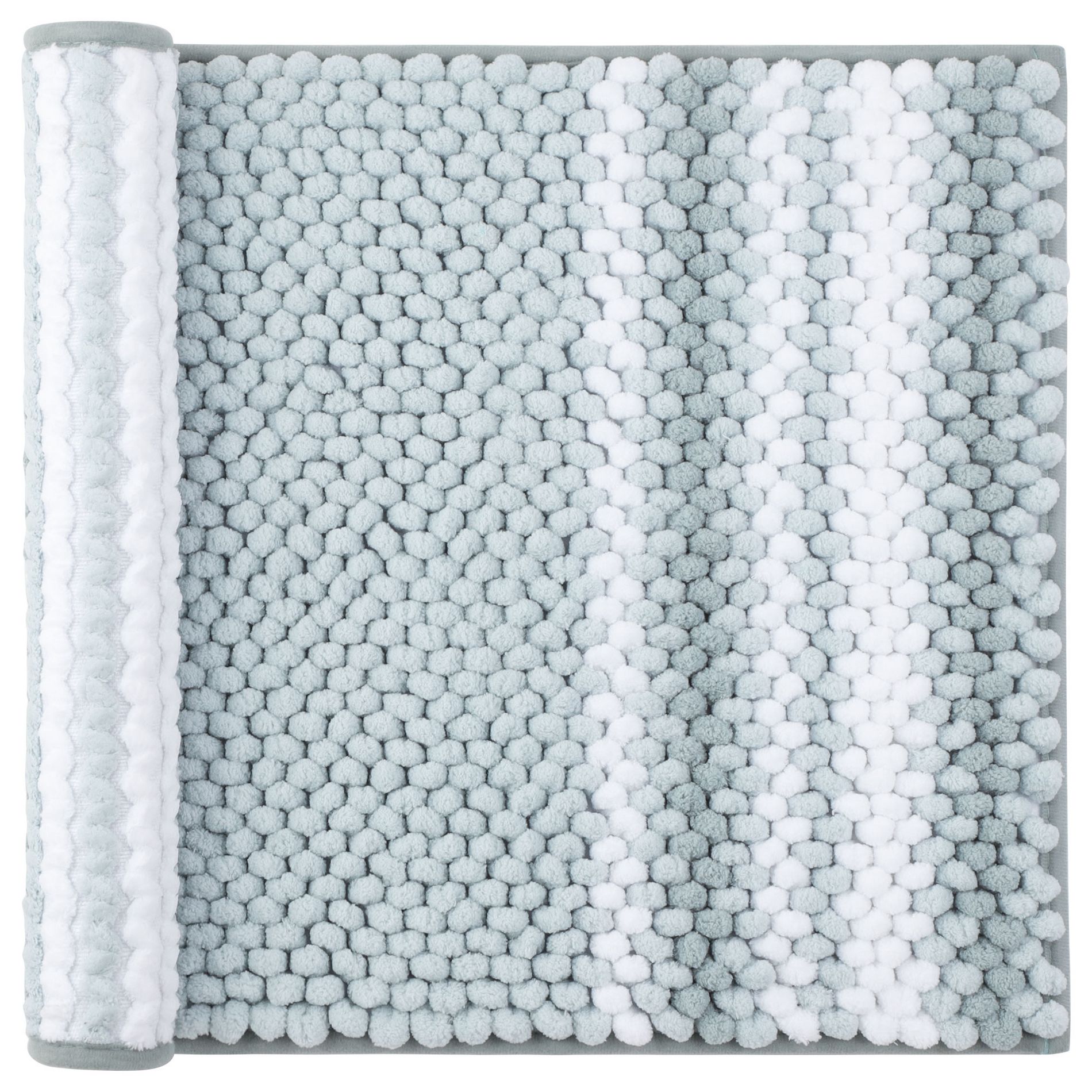 PiccoCasa Chenille Bathroom Extra Soft Fluffy Non-Slip Shaggy Rugs Super Absorbent Washable Carpet for Tub Kitchen Floor Bath Mat
