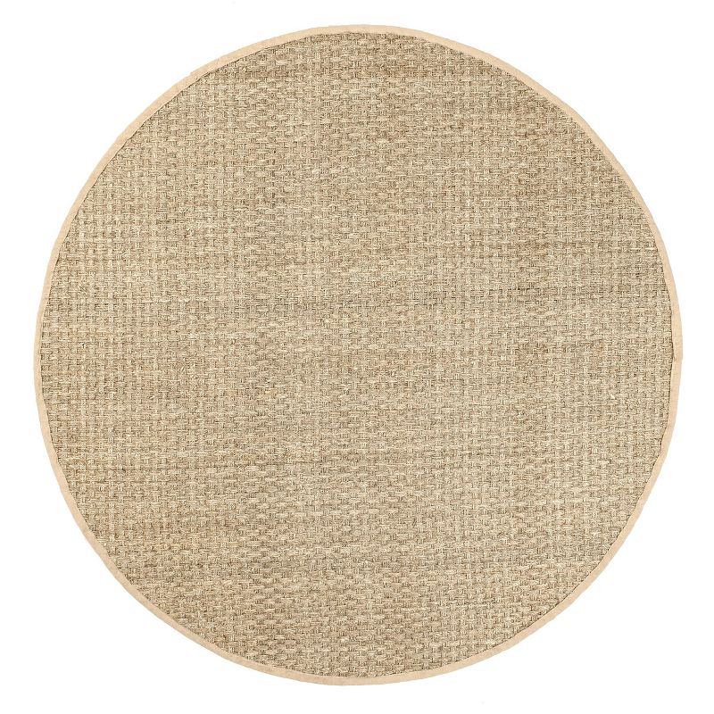 nuLOOM Hesse Checker Weave Seagrass Area Rug, 1 of 9