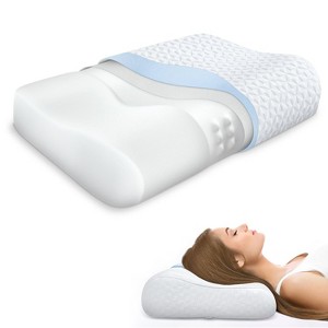 FAPO Ergonomic Memory Foam Neck Support Pillows for Neck and Shoulder Pain Sleepers, Relief for Neck & Shoulder Pain - 1 of 4