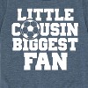Boys' - Instant Message - Little Cousin Biggest Soccer Fan Short Sleeve Graphic T-Shirt - 2 of 4