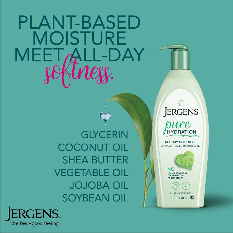 Jergens Pure Hydration Body Lotion Scented - 13 fl oz, 3 of 9
