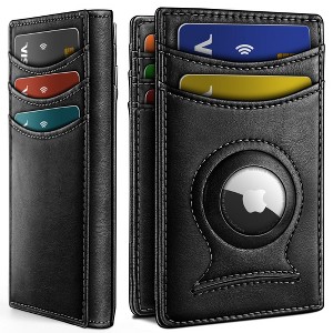 Generic Men Airtag Wallet,Slim Wallet Money Clip Card Holder Magnetic Closure 12 Cards - 1 of 4