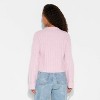 Women's Ribbed Crewneck Cardigan - Wild Fable™ - 3 of 3