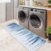 Washable Runner Rug 2 x 6 Modern Striped Hallway Rug with Non-Slip Backing, Linear Geometric Accent Rug, Stain-Resistant Low Pile Area Rug for - 4 of 4