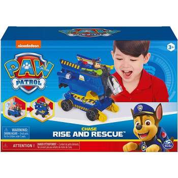 Paw Patrol, Chase Rise and Rescue Transforming Toy Car